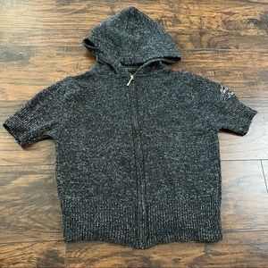 Harley Davidson Women’s Short Sleeve Wool Zip Up Hoodie